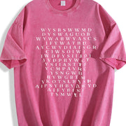 Smallest Man Bridge and Outro Vintage Washed T-Shirt in Red