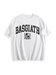 Basgiath War College Cotton T-Shirt in White