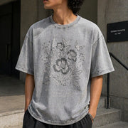 His Mercies Are New Every Morning Vintage Washed T-Shirt in Gray