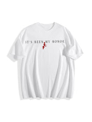 Onyx Storm Liam Mairi Cotton T-Shirt in White