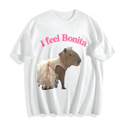 I Feel Bonita Cotton T-Shirt in White
