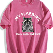 My Flabbers Have Been Gasted Vintage Washed T-Shirt in Red