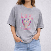 Terrasen Acotar vintage washed oversized T-shirt in Gray