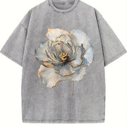 Wild Flowers Wildflowers Vintage Washed T-Shirt in Gray
