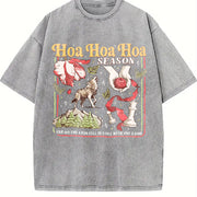 Twilight Inspired Hoa Season Vampires City of Forks Vintage Washed T-Shirt in Gray