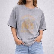 Xaden Riorson House vintage washed oversized T-shirt in Gray