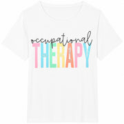 Retro Occupational Therapy Cotton T-Shirt in White