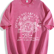 Second House One-piece Vintage Washed T-Shirt in Red