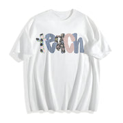 Kindergarten Teacher Custom Teacher Cotton T-Shirt in White