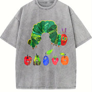 The Very Hungry Caterpillar Vintage Washed T-Shirt in Gray