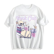 Anti Social Book Club Cotton T-Shirt in White