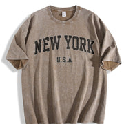 Fun Ideal for Birthdays and Use Vintage Washed T-Shirt in Brown