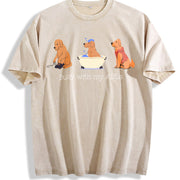 Occupational Therapy Vintage Washed T-Shirt in Beige