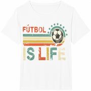 1-piece Set 1-piece with Soccer Letter Cotton T-Shirt in White