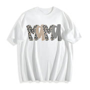 Camo Malard Duck Mama Cotton T-Shirt in White