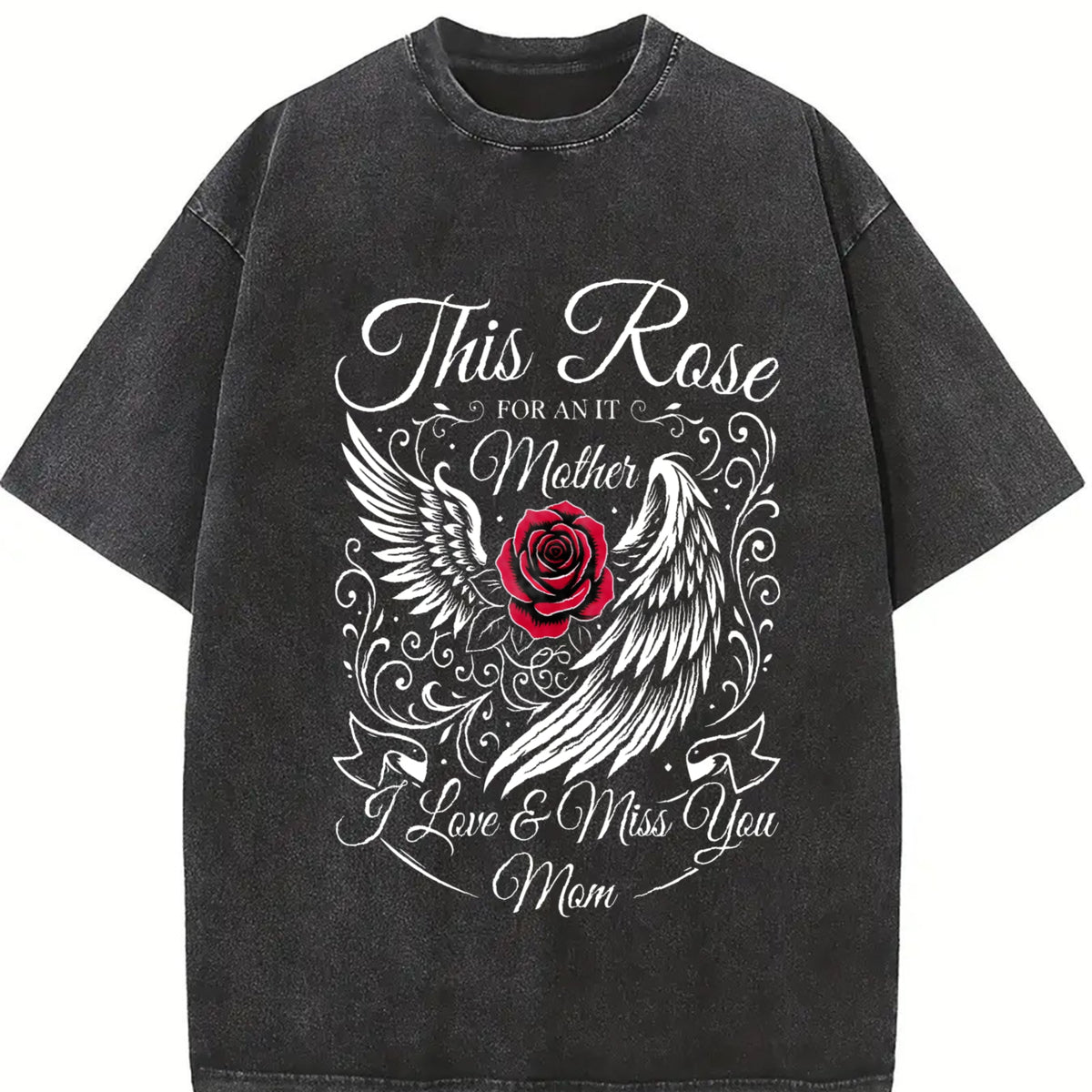 Effortless Chic for the Coastal Granddaughter Who Is An Vintage Washed T-Shirt in Black