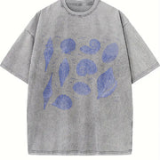 Shells ® Ocean 90s Vintage Washed T-Shirt in Gray