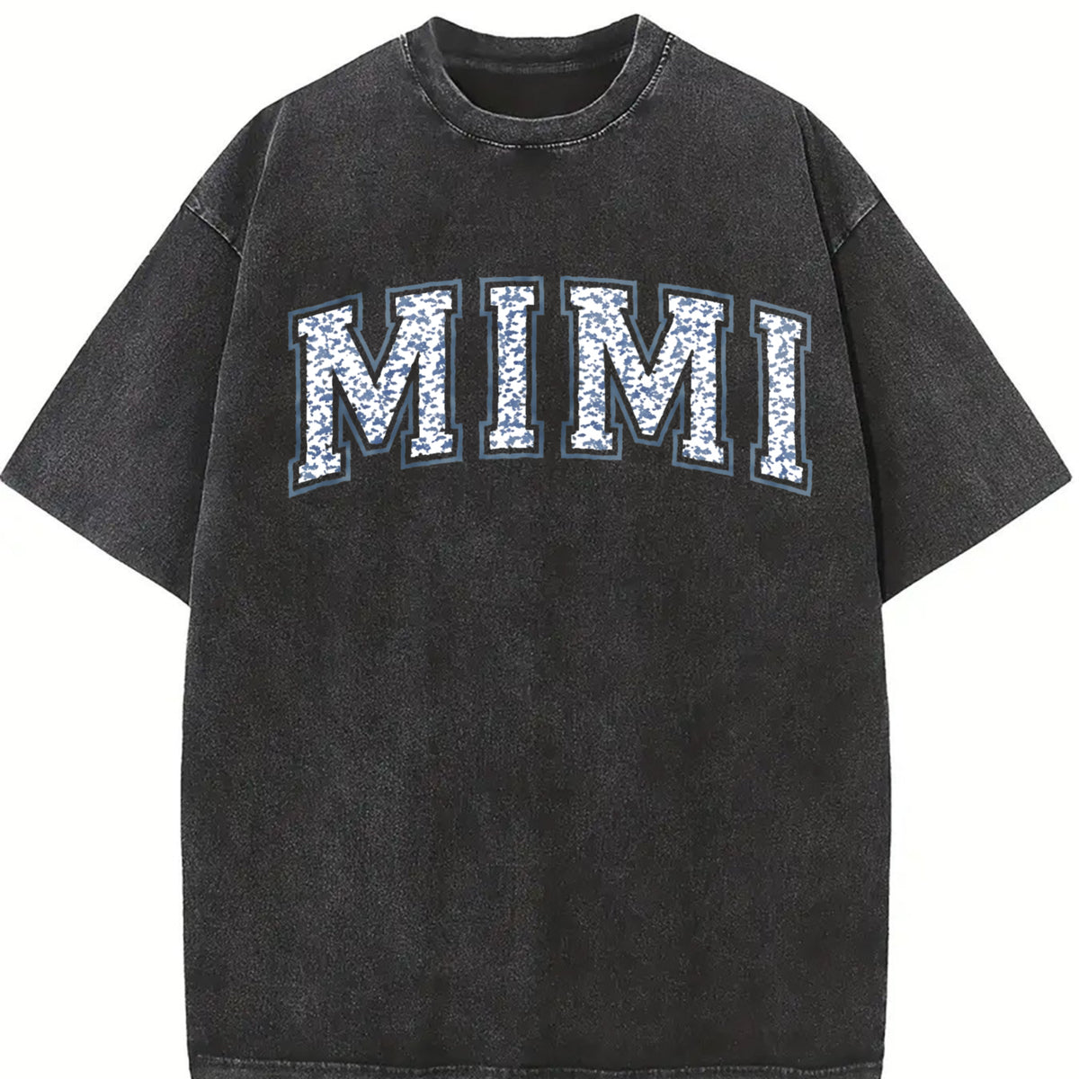 Toile Floral MIMI Cute MIMI Vintage Washed T-Shirt in Black