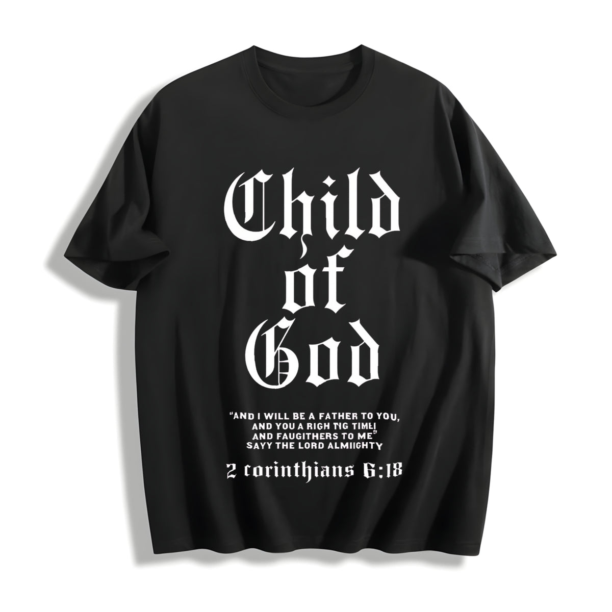 For Outdoor Sport and Biking Cotton T-Shirt in Black