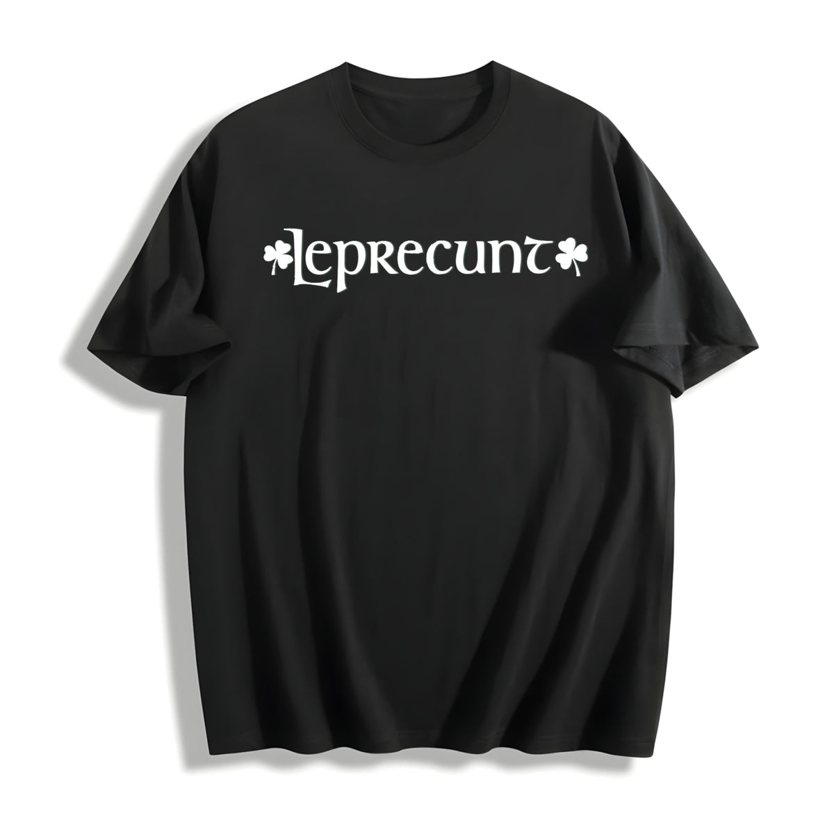 Leprecunt Baby Leprecunt St. Patrick's Day Baby Cotton T-Shirt in Black