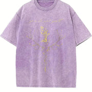 You Do Not Yield to Whatever End Vintage Washed T-Shirt in Purple
