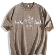 St Patricks Day Baby Vintage Washed T-Shirt in Brown