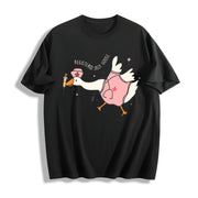 Registered Nurse Silly Goose Cotton T-Shirt in Black