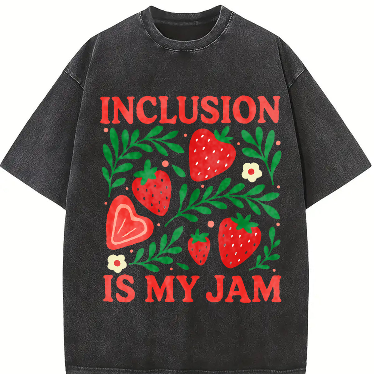 Special Education Teacher Vintage Washed T-Shirt in Black