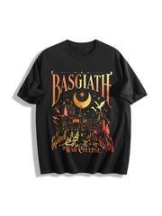 Basgiath War College Cotton T-Shirt in Black