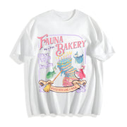 Fairy Godmother Baking Cotton T-Shirt in White