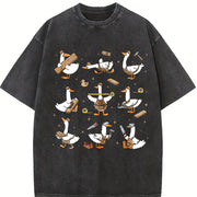 Silly Goose Woodworking Vintage Washed T-Shirt in Black