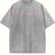 I Need An Alani Drink Energy Drink vintage washed oversized T-shirt in Gray