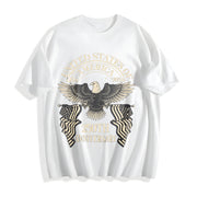 250 Years USA Anniversary Cotton T-Shirt in White