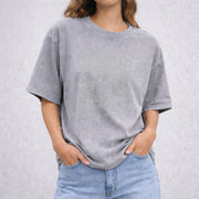 Haunted Mansion vintage washed oversized T-shirt in Gray