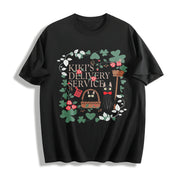 Anime Studio Ghibli Cotton T-Shirt in Black