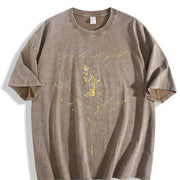 You Do Not Yield to Whatever End Vintage Washed T-Shirt in Brown
