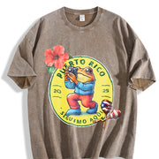 DTMF Should Take More Photos Album 2025 Vintage Washed T-Shirt in Brown
