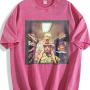 Glam Doll at the Grocery Store Vintage Washed T-Shirt in Red