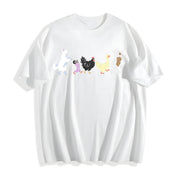 Little Bear Cute Cotton T-Shirt in White