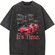 2001 Casey Atwood Dodge White Vintage Washed T-Shirt in Black