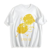 Lemon Aid First Aid Lemons CPR Joke for Ladies Cute Ladies Cotton T-Shirt in White