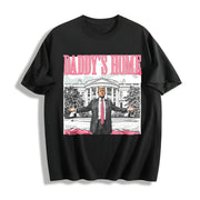 Daddy's Home President Trumpp Cotton T-Shirt in Black