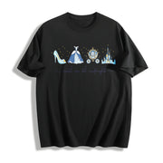 Meet Me at Midnight Cotton T-Shirt in Black