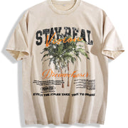 Saint Vincent Dreamchaser Vintage Washed T-Shirt in Beige