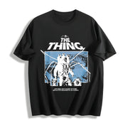 Y2k the Thing Sci-fi Movie Cotton T-Shirt in Black