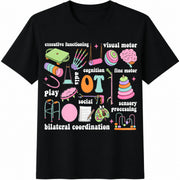 Occupational Therapy Cotton T-Shirt in Black