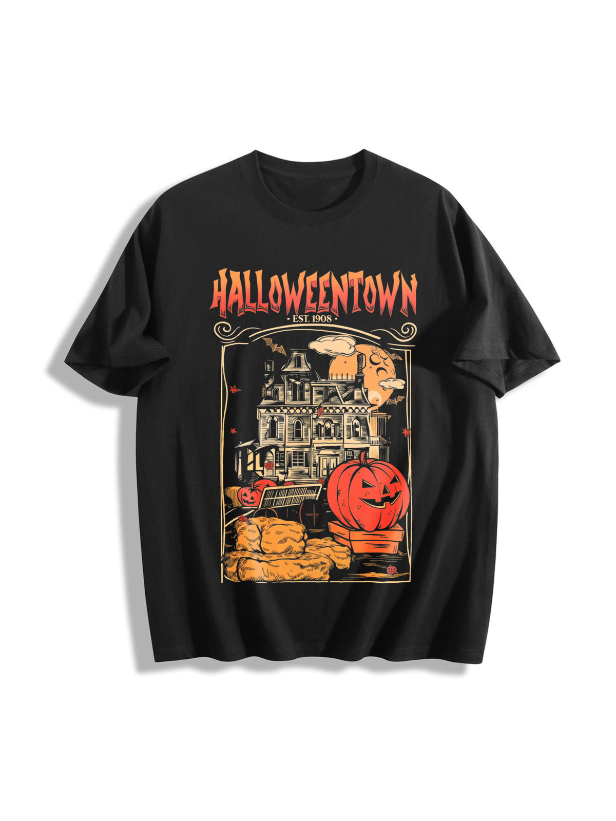Halloweentown 1998 Cotton T-Shirt in Black