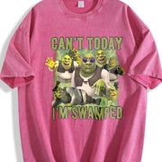 Can't Today I'm Swamped Vintage Washed T-Shirt in Red