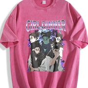 Jujutsu Kaisen Choso Anime vintage washed oversized T-shirt in Red