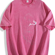 Manga Black Clover Yami Sukehiro vintage washed oversized T-shirt in Red